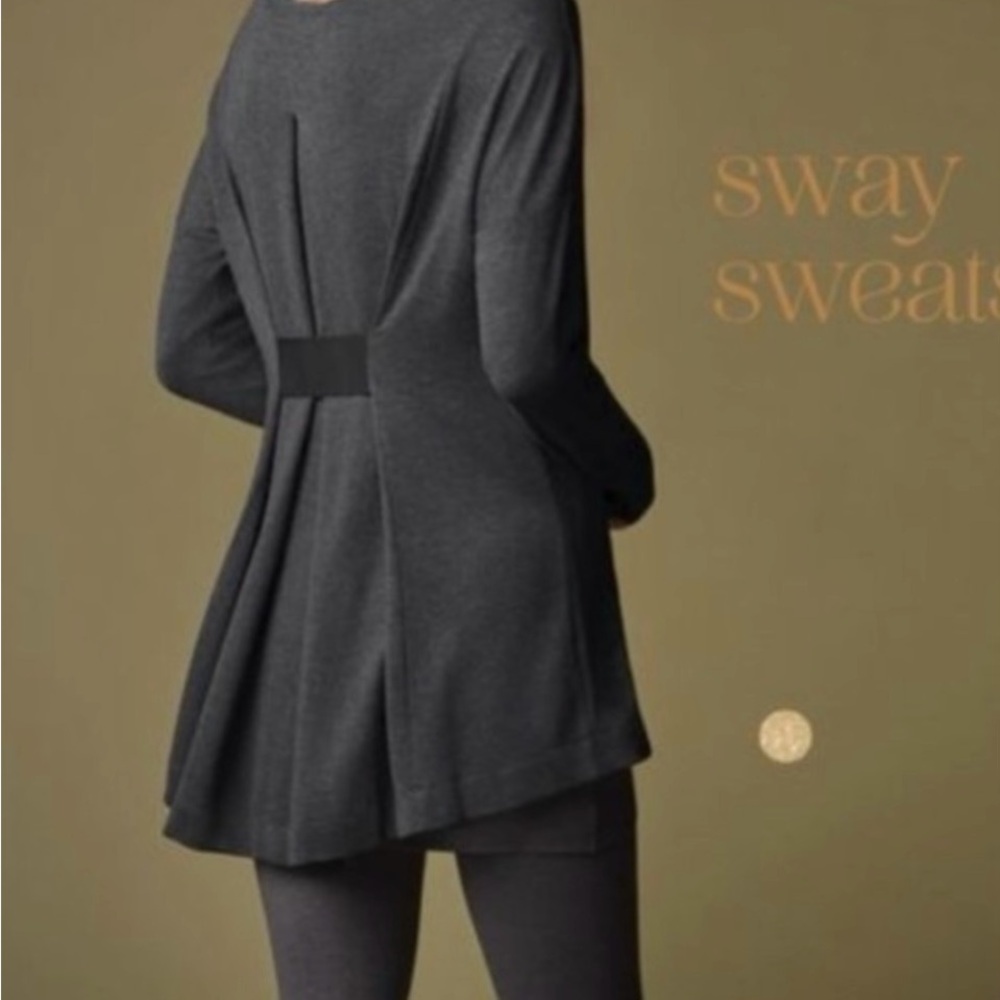 CAbi Charcoal Long Sleeve Tunic